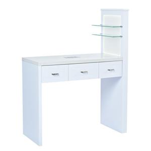 Levao nail station furniture used manicure table with fan