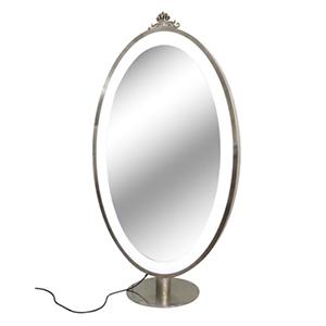 hairdressing fashion double sided styling led salon mirror station 