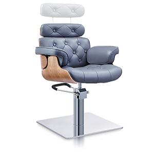 Reclining styling chair used in hair salon furniture 