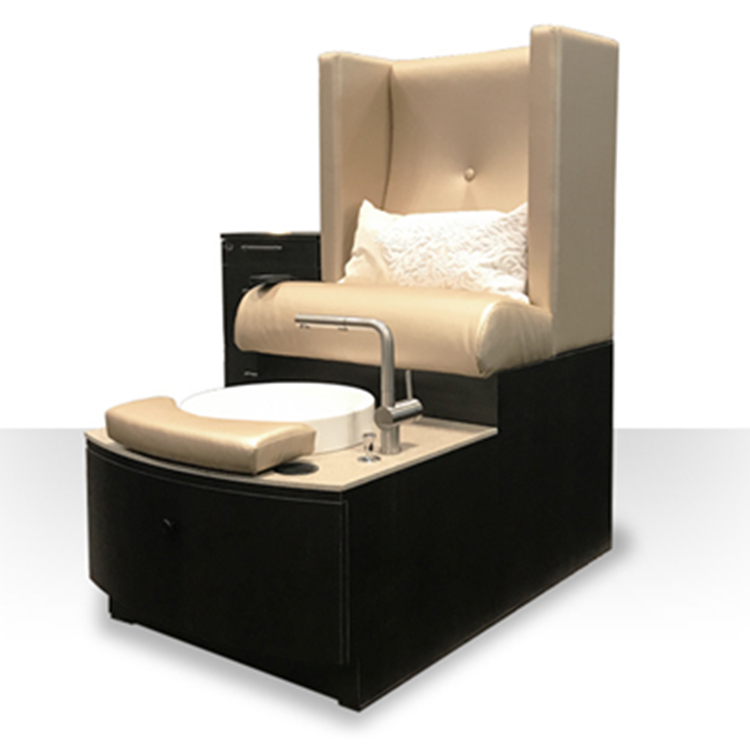  Modern style recline foot massage spa chair pedicure chair with bowl