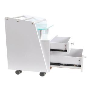 hot sale used pedicure trolley salon cart with wheels