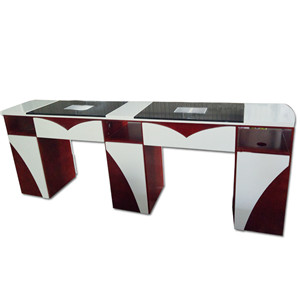 double seats nail salon station table for sale 