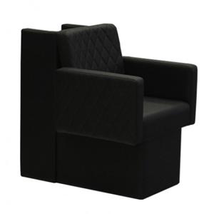 Classic European All Black Dryer Chair With Dryer