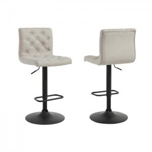 metal foot leather bar stool manicure chair