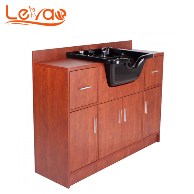 portable shampoo bowl stand with cabinet