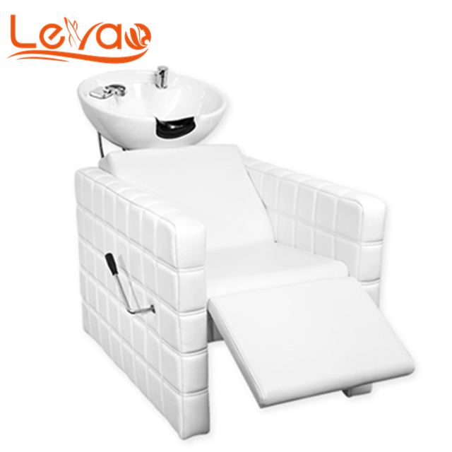 crystal hair salon shampoo bed hair wash chair with foot massage shampoo backwash units