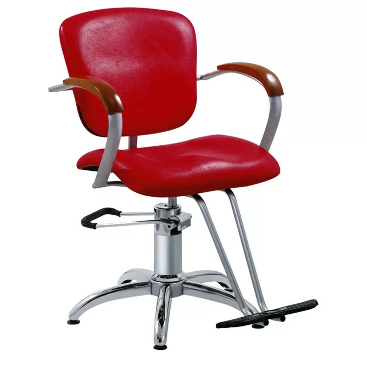 beauty supplier red barber styling stool hairdresser salon stool chair 
