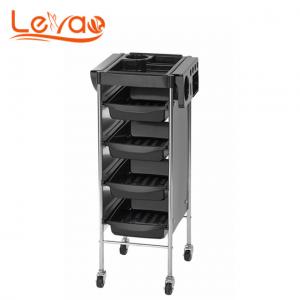 Beauty salon drawer hairdressing trolley 