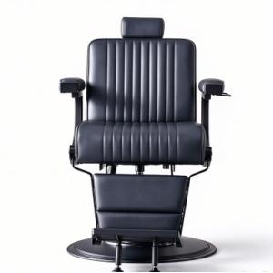 New Black Barber Shop Chair with Leather Hair Salon Furniture for Spa Men's Barber Chair