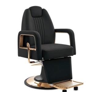Wholesale Barber Chair for Men Vintage Black Barber Chair Heavy Duty Salon Furniture Barber Chair